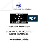 Mesunco Popular Metrado Del Proyecto