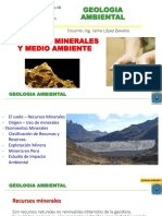 Geologia Ambiental - Clase 12 - Recursos Minerales