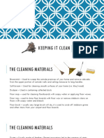 Keeping It Clean: Housekeeping and Maintenance