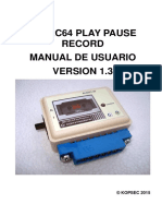 Mp32C64 Play Pause Record Manual de Usuario: © KOPSEC 2015