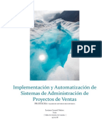 Implementación y Automatización de Sistemas de Administración de Proyectos de Ventas