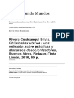 Rivera Cusicanqui Silvia, Ch’ixinakax utxiwa _ una reflexión sobre prácticas y discursos descolonizadores, Buenos Aires, Retazos-Tinta Limón, 2010, 80 p_.pdf