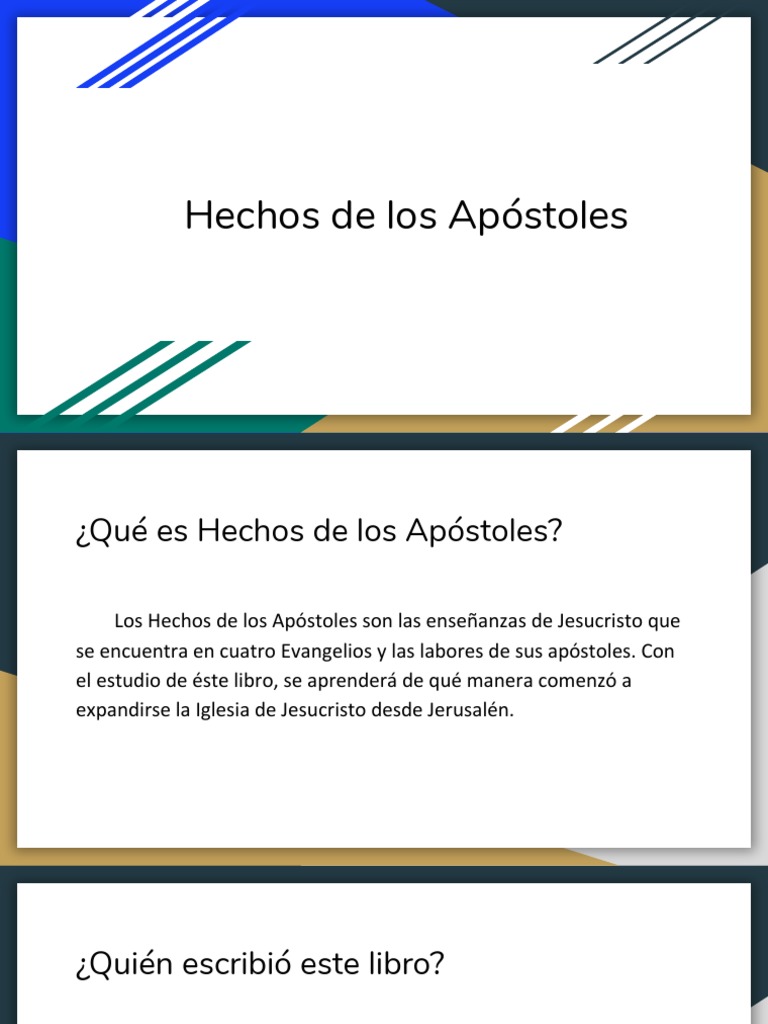Hechos De Los Apostoles Pdf
