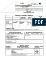 Sesión de Aprendizaje 3ro Tercera Semana