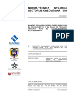 Norma Tecnica Sectorial Colombiana NTS - USNA 004