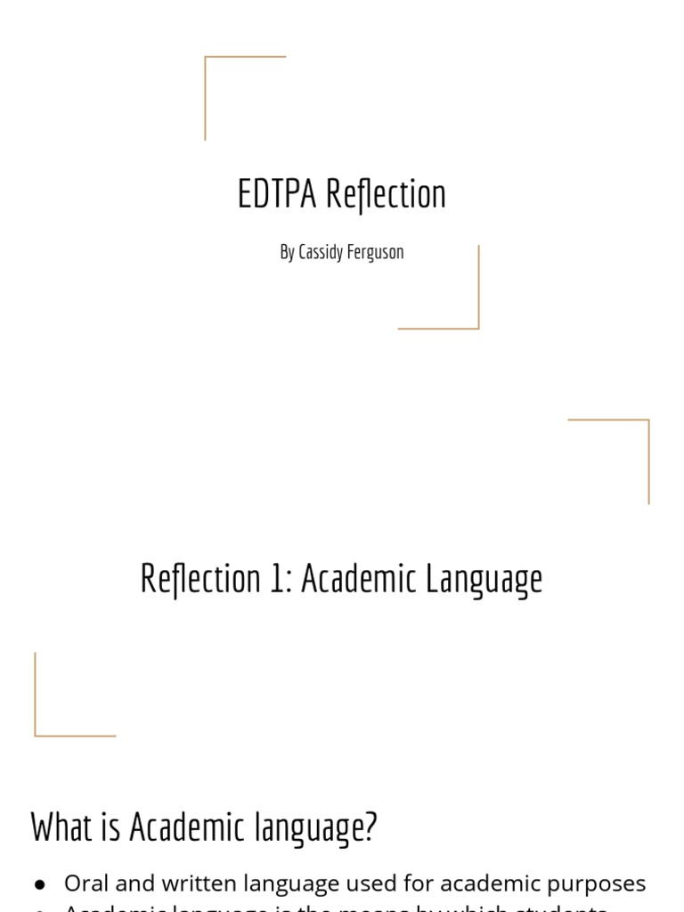 Understanding Academic Language in edTPA | PDF