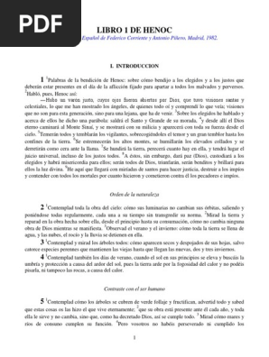 El Libro De Enoc Federico Corriente Y Antonio Pinero Pdf Enoc Ancestro De Noe Creencia Religiosa Y Doctrina
