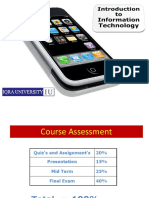 Introduction To IT (Lecture#1)