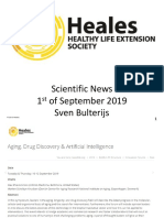 Scientific News 1st of September 2019