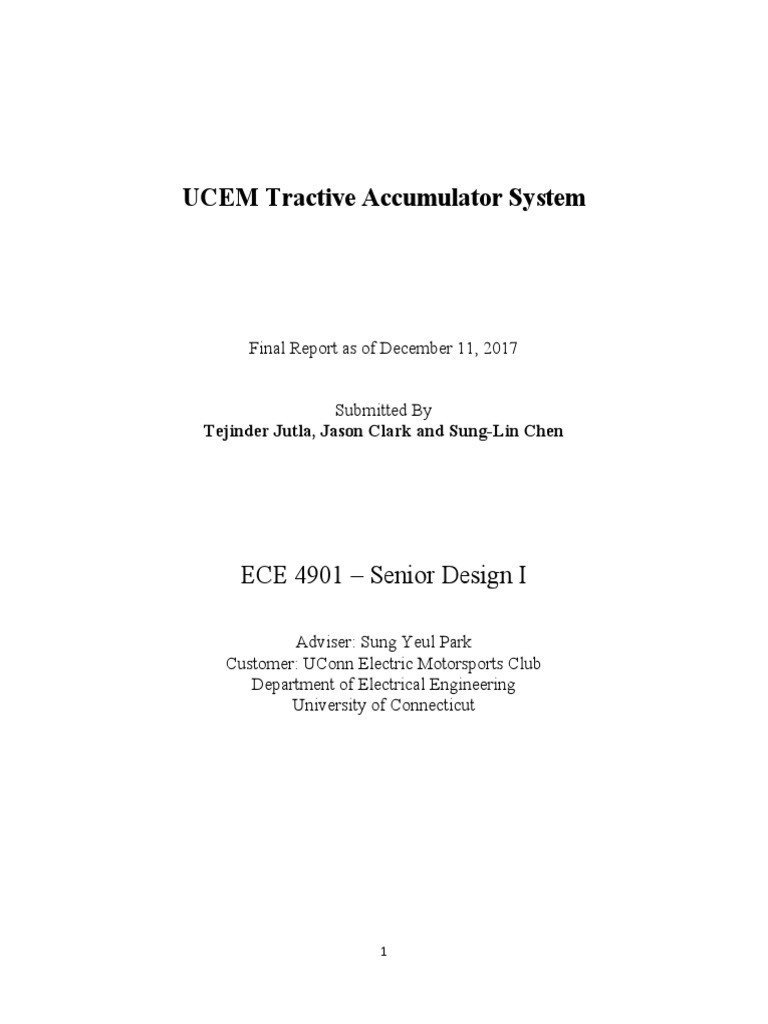 Ucem accumulator final report pdf battery charger relay
