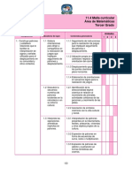 Dosificacion Mate 3er Grado Mate