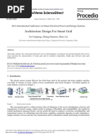 Architecture Design For Smart Grid: Yu Cunjiang, Zhang Huaxun, Zhao Lei