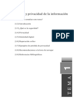 Seguridad y Privacidad de La Información