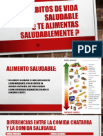 ALIMENTACION SALUDABLE