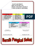 Daftar Piket Kelas