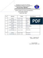 Jadwal PTS I 1920