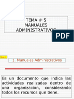 Tema V, Manuales Administrativos