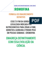 Cromofina - Cromofina Emagrece - Cromofina Emagrecedor - Cromofina - [ VEJA O QUE ACONTECE]