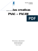Nutrición y Dietética: Recetas creativas PNAC y PACAM