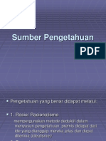 Sumber Pengetahuan