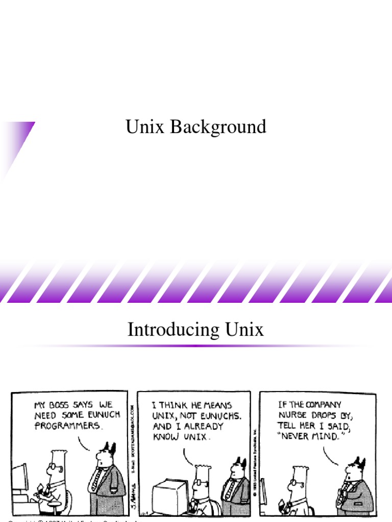 A Brief History and Overview of the Unix Operating System | PDF | Unix ...