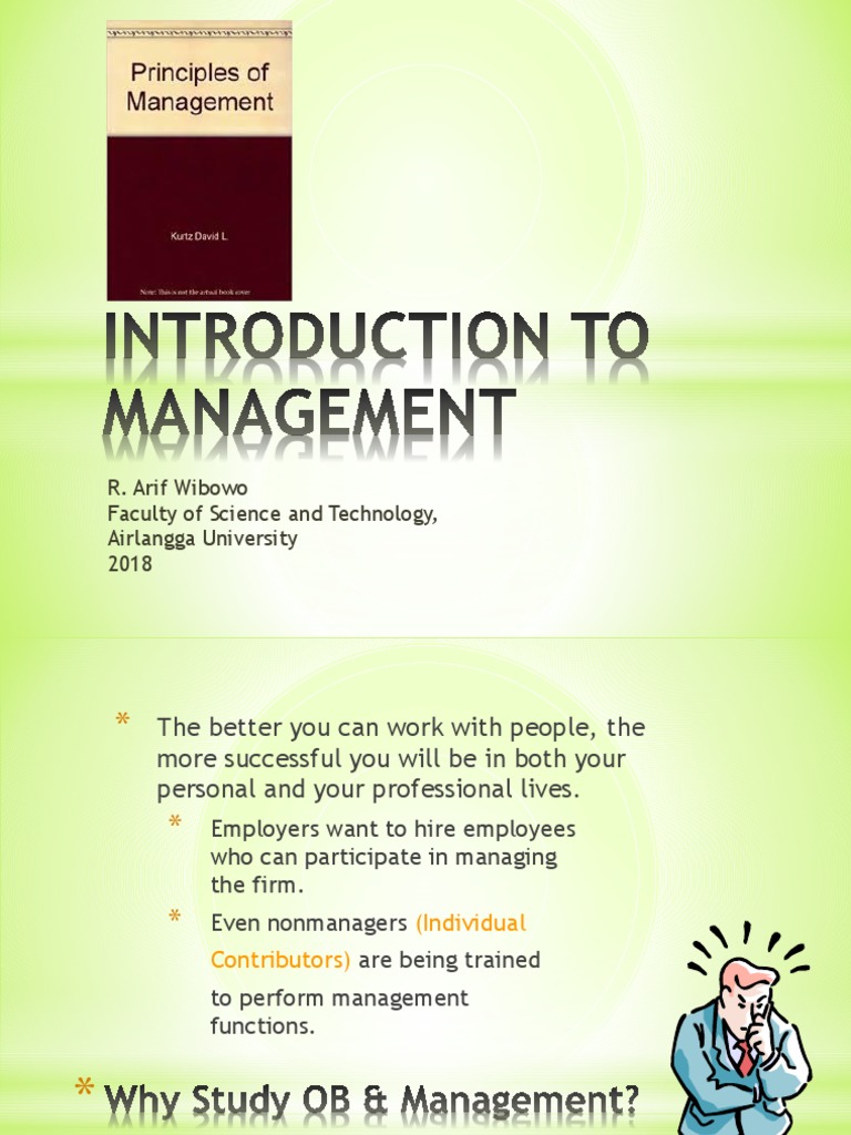 Introduction To Management 2019 | PDF | Goal | Decision Making