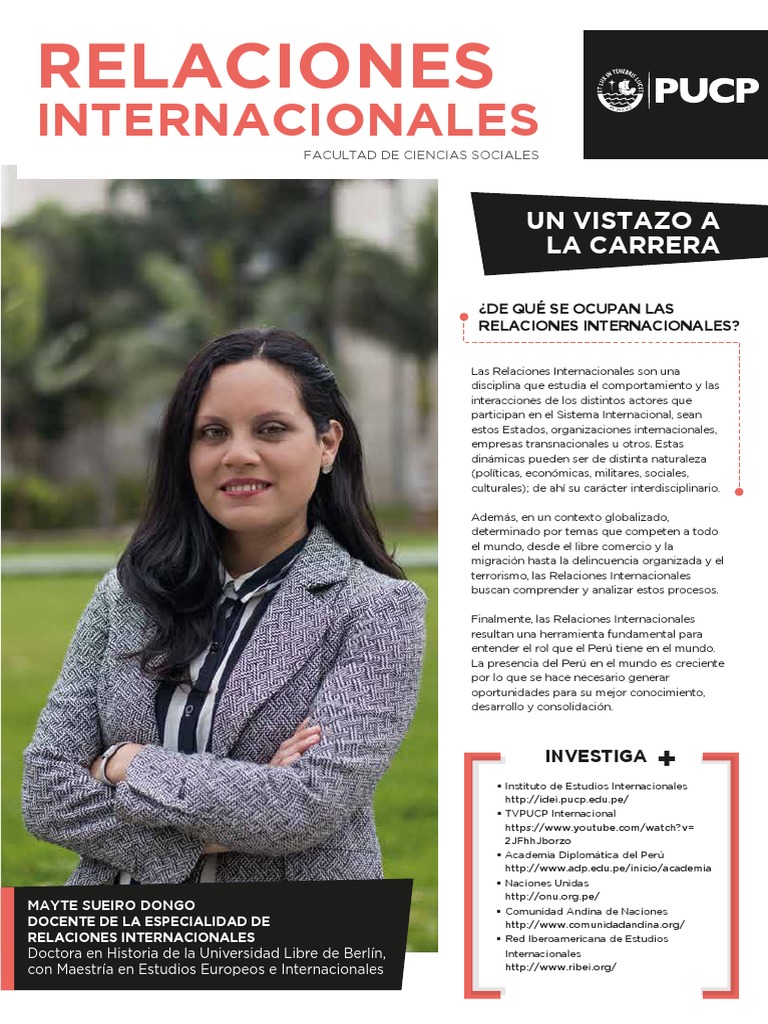 Relaciones Internacionales | PDF | Relaciones Internacionales | Perú