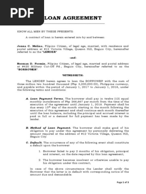 Loan Agreement