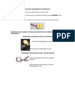 Sensores de Temperatura Electronicos