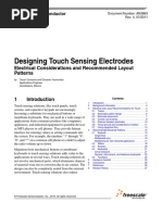 Designing Touch Sensing Electrodes: Electrical Considerations and Recommended Layout Patterns