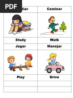 100 Verbos en Inglés con Dibujos | PDF | Entretenimiento (general)