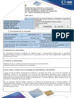 Guia de actividades y rúbrica de evaluación - Pre - tarea. Pre saberes del curso 2019-4.pdf