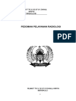 Pedoman Pelayanan Radiologi.