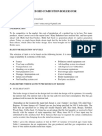 Design of Fluidised Bed Combustion Boilers For Multifuel