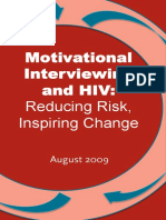 Motivational Interviewing and HIV:: Reducing Risk, Inspiring Change