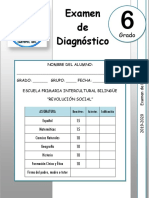 6to Grado - Examen de Diagnóstico (2019-2020)