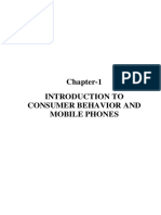 Chapter-1 Introduction To Consumer Behavior and Mobile Phones