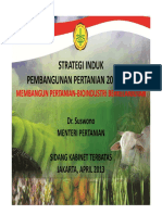 Strategi Induk Pembangunan Pertanian 2013-2045: Membangun Pertanian-Bioindustri Berkelanjutan