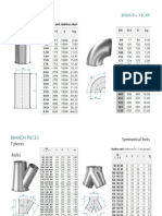 Standard Dimensi Jacob Pipe & Fitting for Pipe Duct