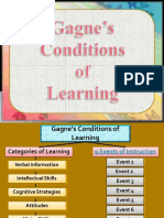 Gagnes Conditions of Learning