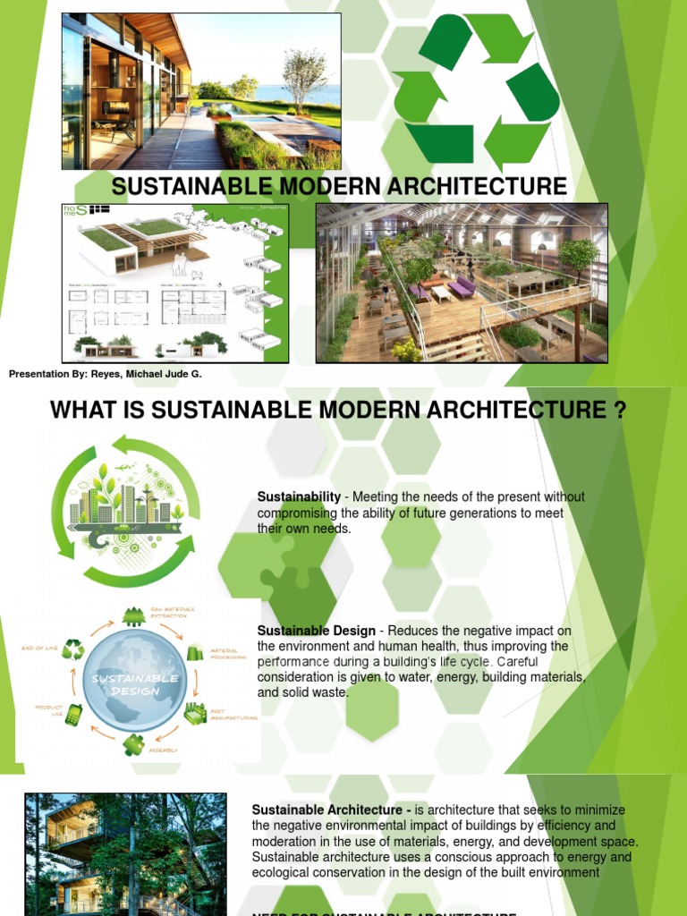 Sustainable Modern Architecture Guide | PDF | Sustainable Design ...