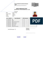 Kartu Rencana Studi - Riyan Saputra NPM - c3216110084