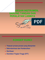 Pemrosesan Instrumen, Sarung Tangan Dan Peralatan Lainnya