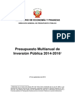 Ppto Multianual Inversion Publica 2014-2016 PDF