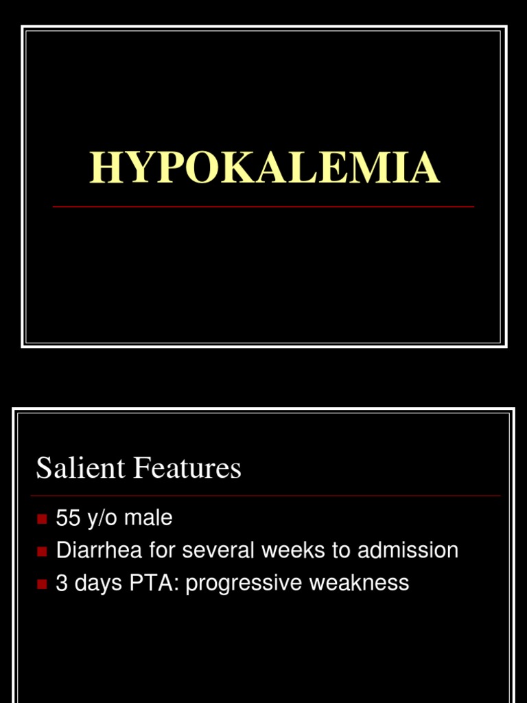 Hypokalemia 2 | PDF | Medical Specialties | Physiology