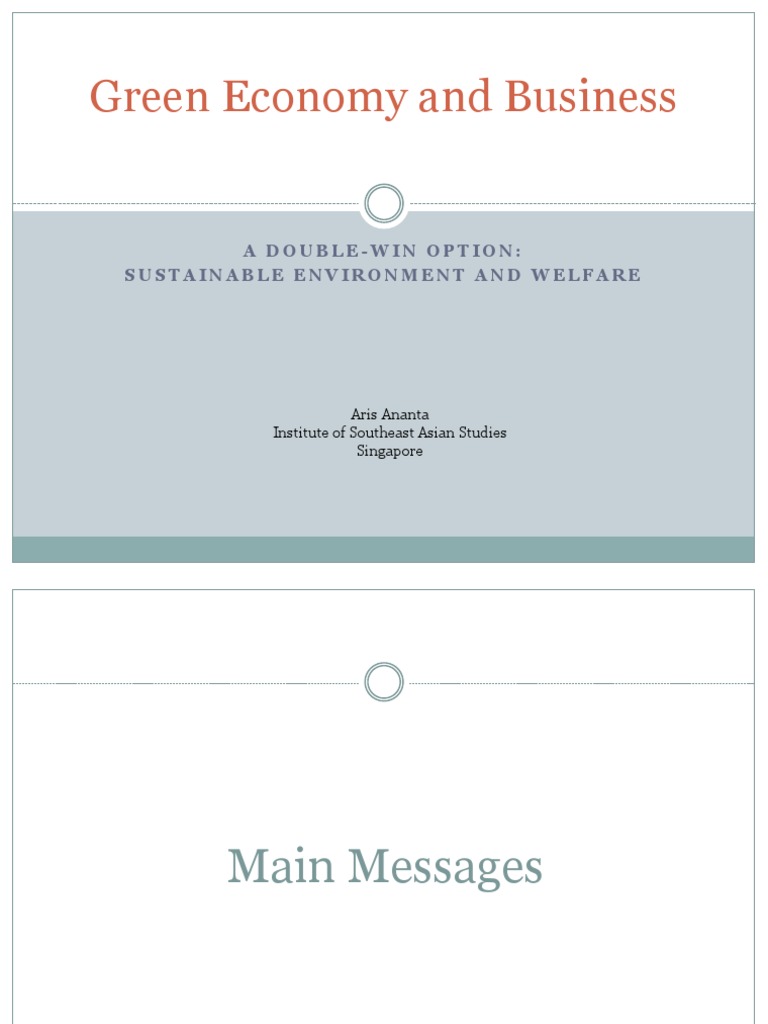 Green Economy and Sustainable Development | PDF | Economic Development ...