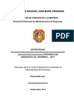 Esquema de Informe Final Tesis