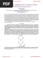 Interfacing A Multiplexed Seven Segment Display With The 8086 Microprocessor