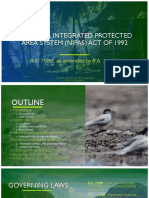 National Integrated Protected Area System (Nipas) Act of 1992