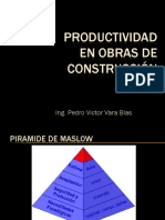 Productividad en Obras